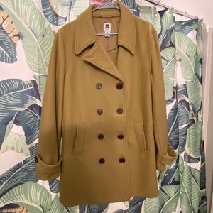Camel Colored Pea Coat - GAP - great condition!